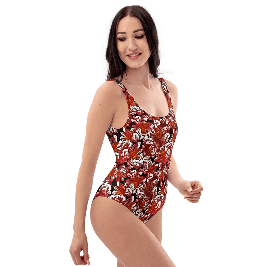 Fire Flower | One-piece swimsuit product image (2)