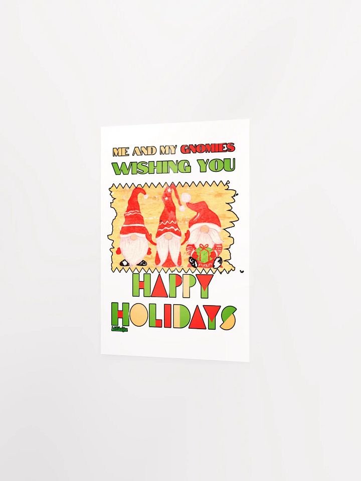 ME AND MY GNOMIES WISHING YOU HAPPY HOLIDAYS product image (8)