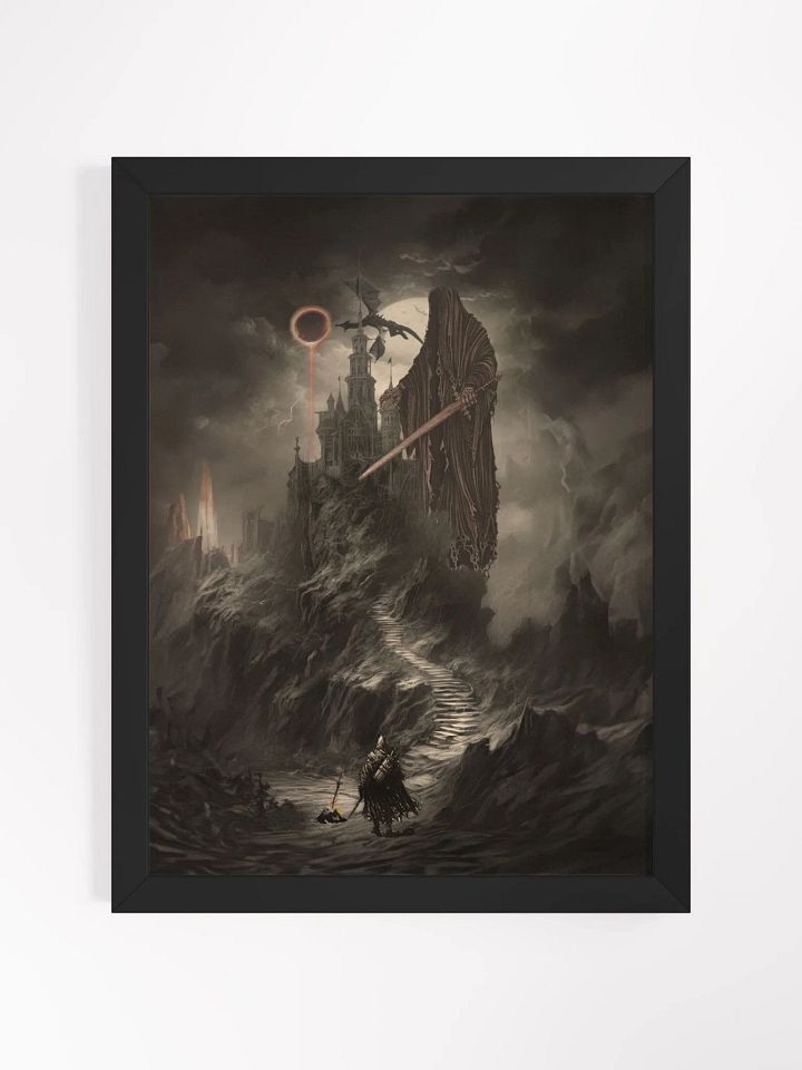 Dark Souls – Cinder and Flame Fan Art Poster Print product image (1)