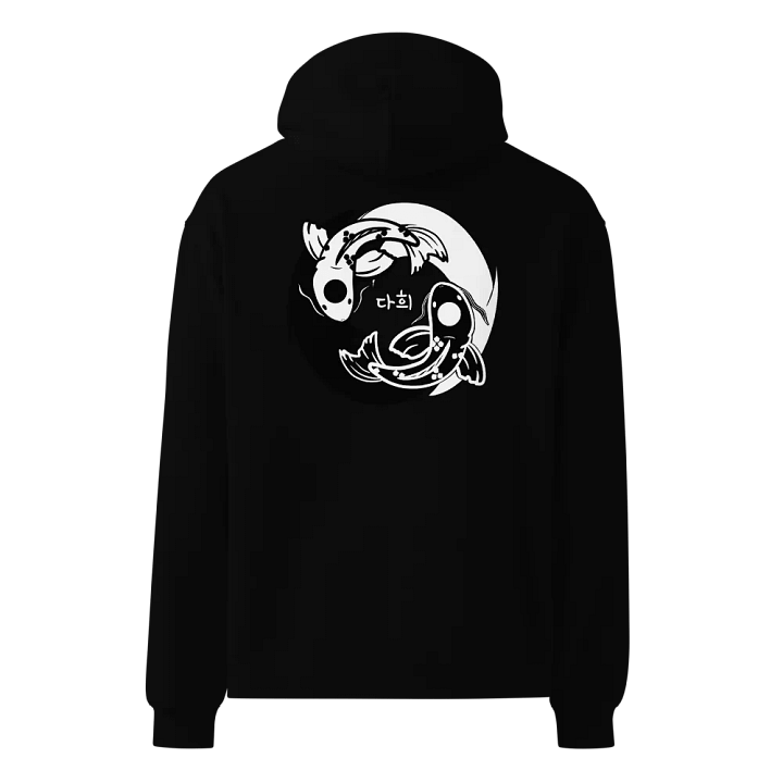 Koi Hoodie -black (embroidered) product image (1)