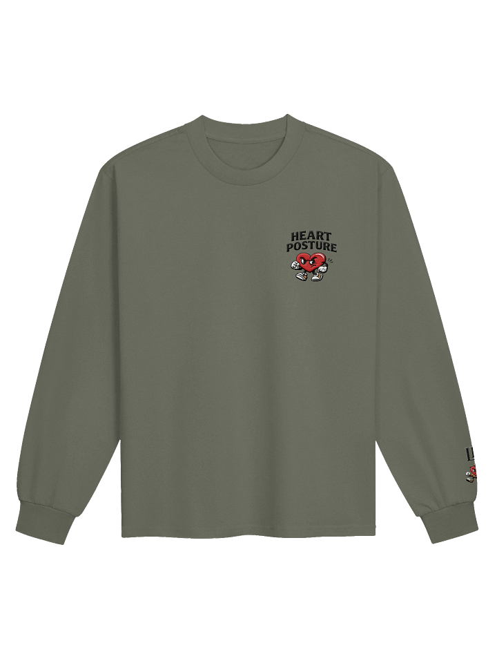 HEART POSTURE STITCH LONG SLEEVE product image (1)