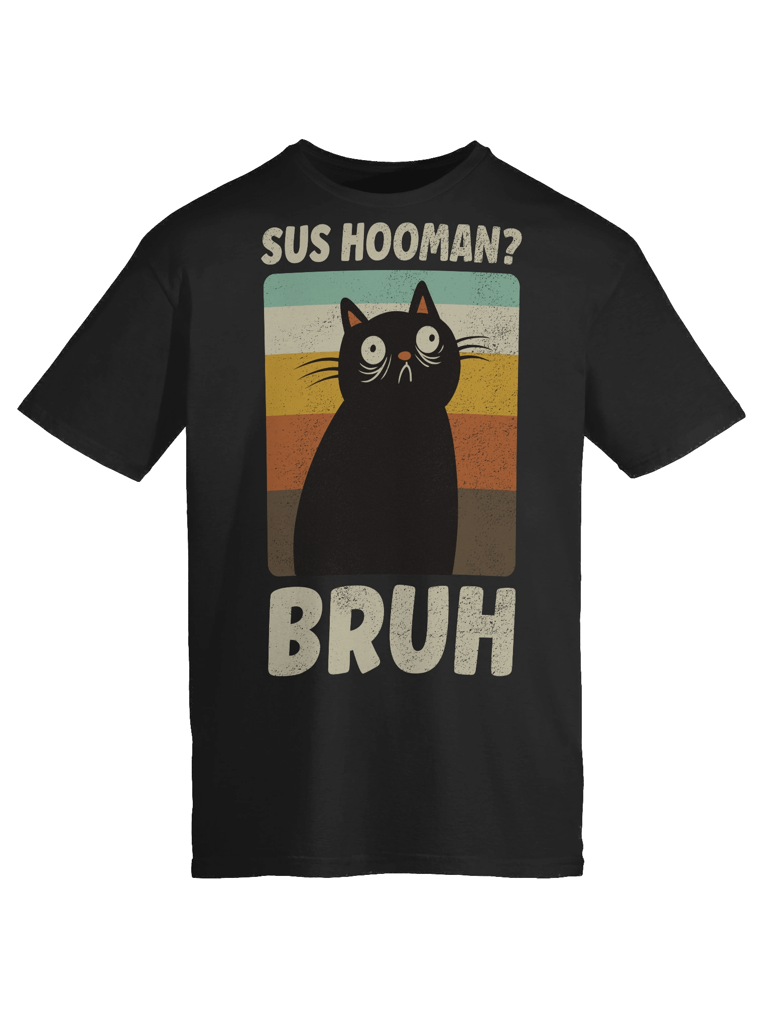 Bruh Cat SUS HOOMAN T-Shirt product image (51)