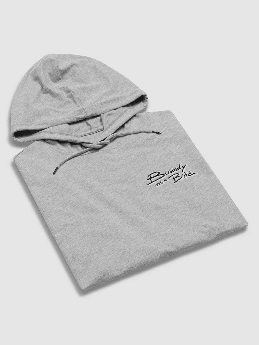 Bubbly and a B*tch (sm. shadow design) printed unisex lightweight hoodie product image (5)