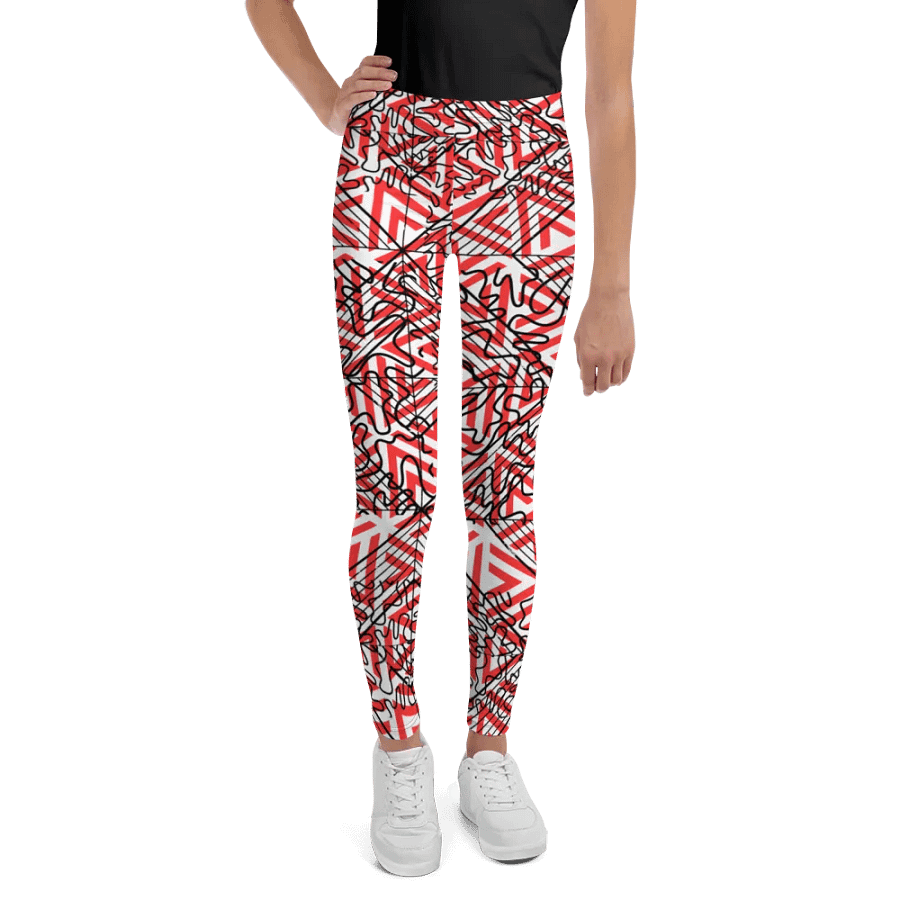 JoBeths' Signature Leggings Youth 👖Black web 🕸 Design product image (1)