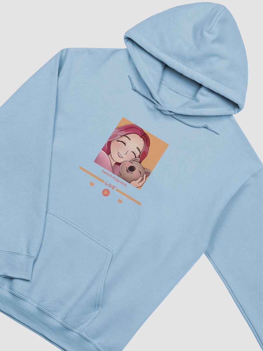 GrasiaHug Emote Hoodie (Orange) ♡ product image (3)