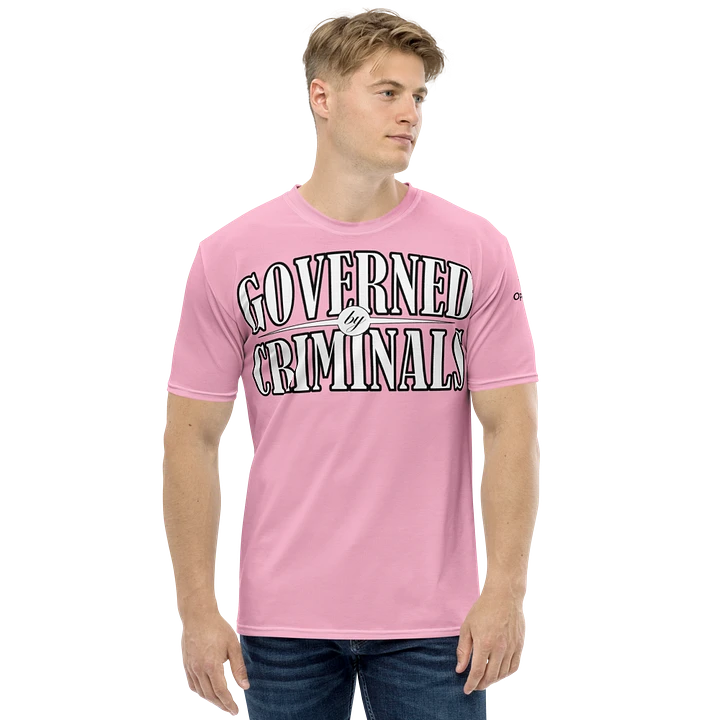 Governed By Criminals - UK - Pink - Crew Neck T-Shirt product image (1)