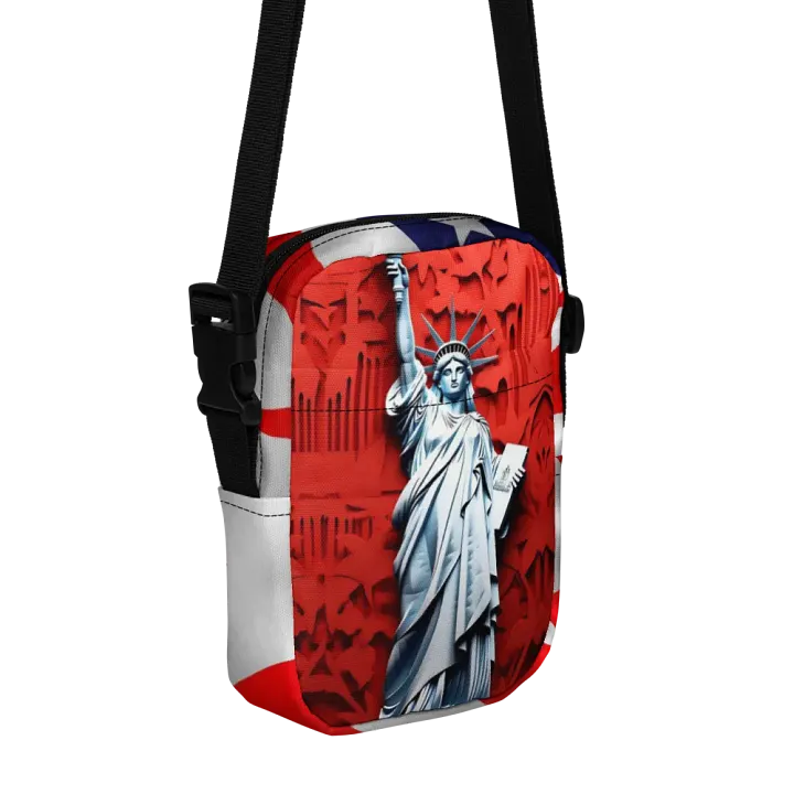Buhay Tuklas Liberty Red Textured Crossbody Bag product image (1)