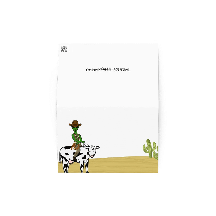 Cowboy Greeting Card (Blank) product image (2)