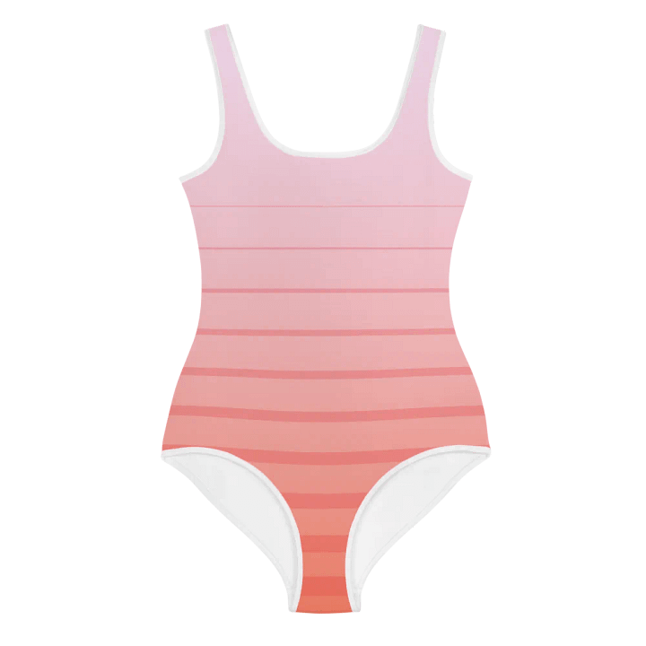 Sunset Stripes Youth Swimsuit product image (1)