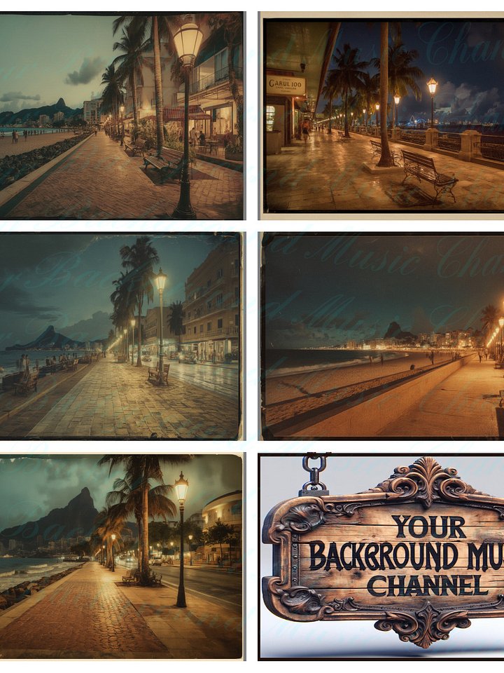 Retro Rio Bossa Nova After Dark Vol. 1 (Ep 6-10) • 5 Vintage Rio Images • 3 Sizes Each • Pro Photo Bundle (15 Files) product image (1)