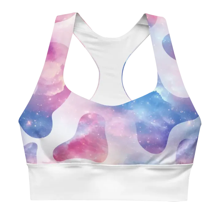 Crazy Cow Recycled Longline Sports Bra product image (1)