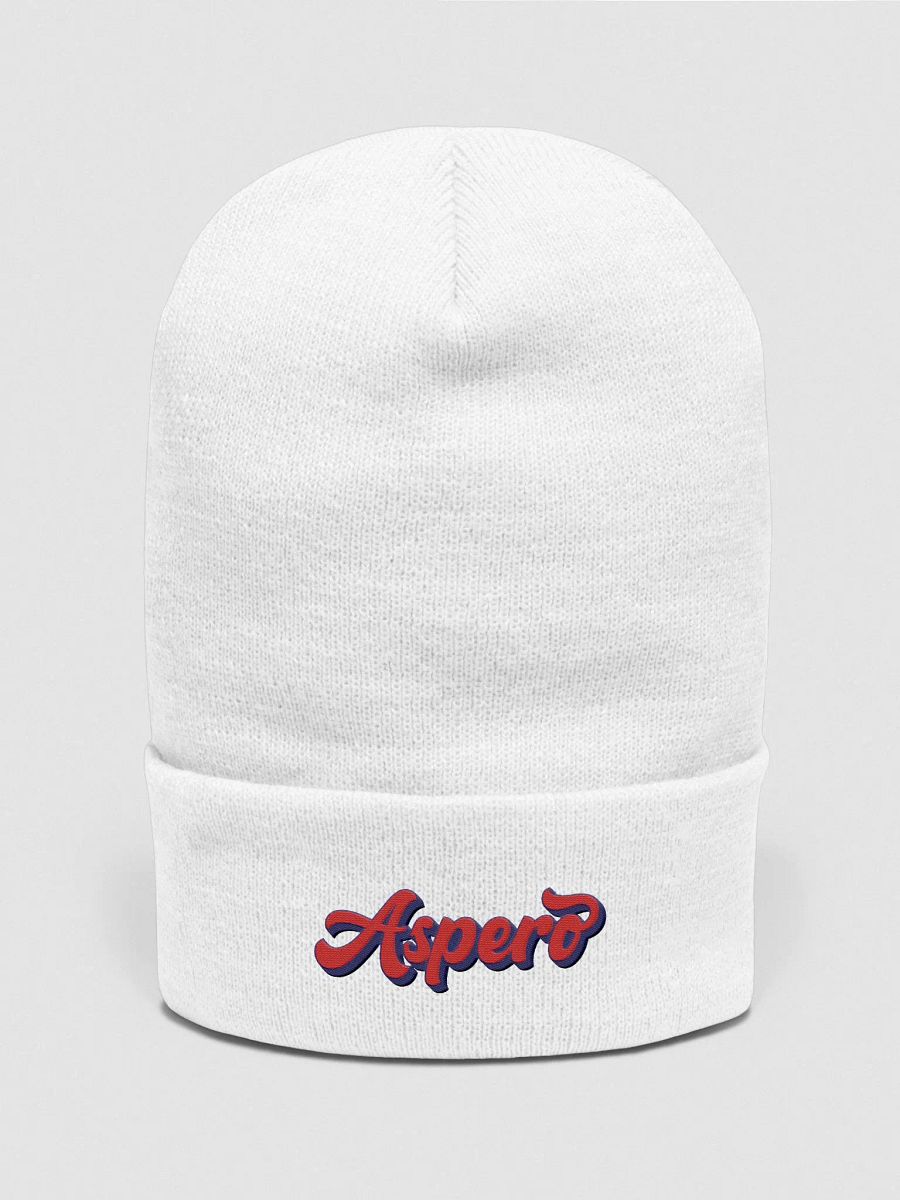 Aspero Yupoong Cuffed Beanie R/B product image (42)