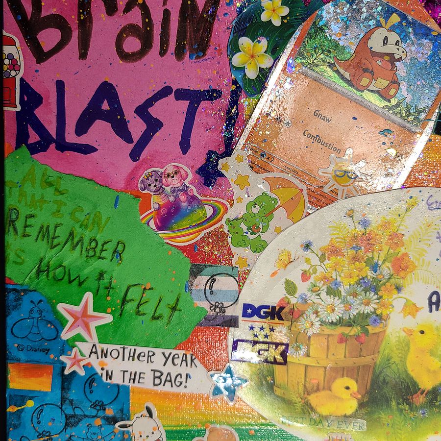 Nostolgia Vomit Multi-Media 8x10 canvas product image (3)