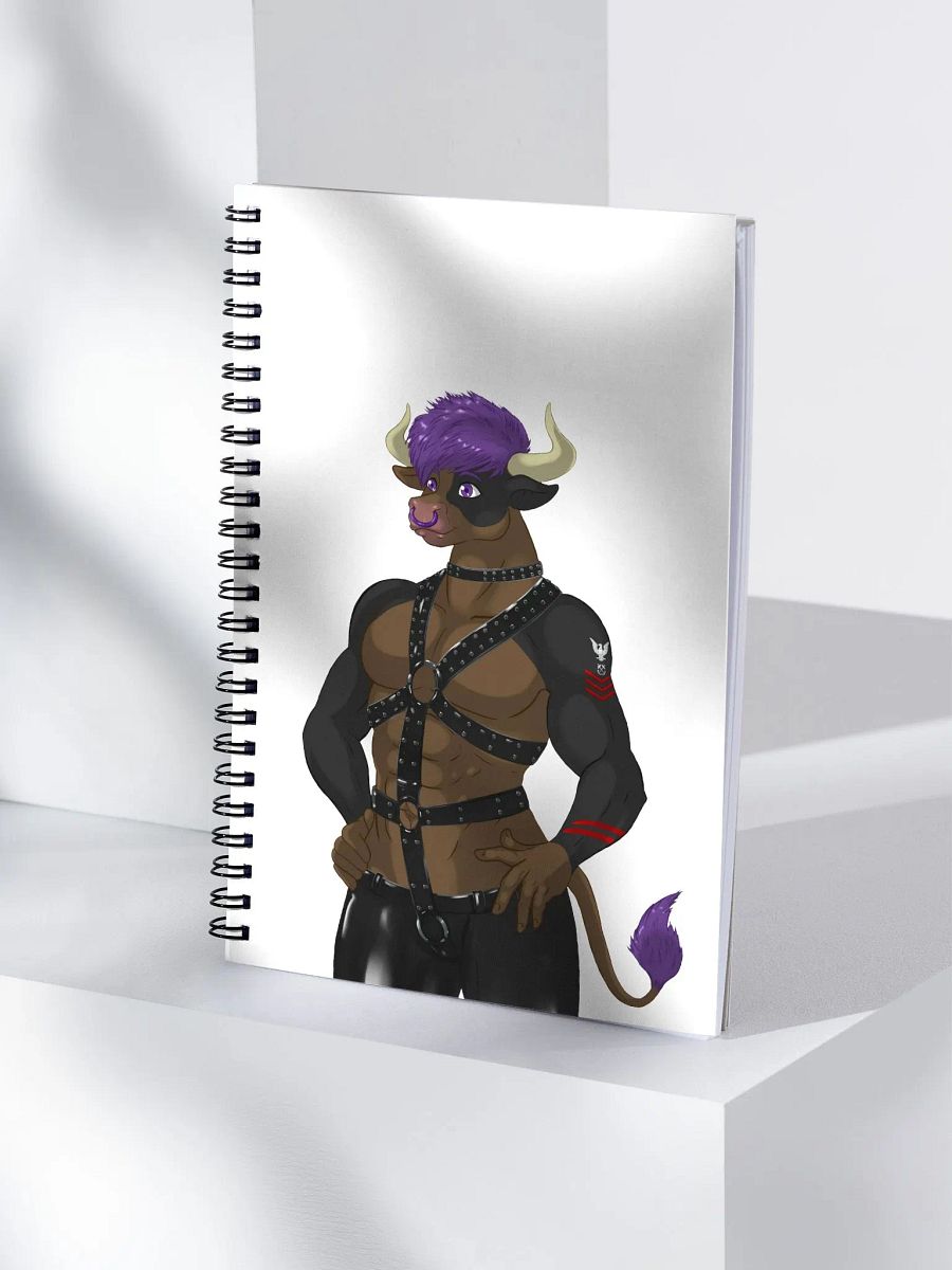 "Leather Daddy Yuuma" Spiral Notebook product image (4)