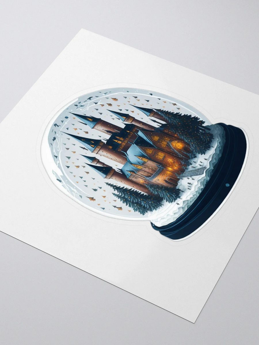 Enchanted Castle Snow Globe Sticker product image (5)