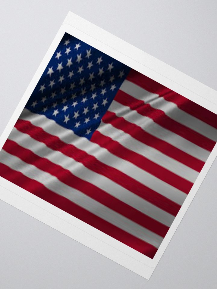 United States Flag Sticker | Stars and Stripes Design | Durable Vinyl | 3 Sizes product image (5)