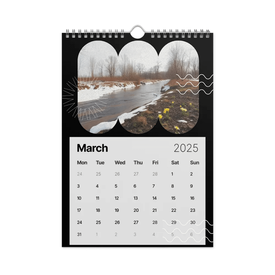 SEASONAL NATURE WALL CALENDAR 2025 product image (9)