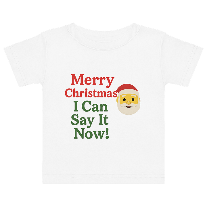 Merry Christmas Baby Tee product image (1)