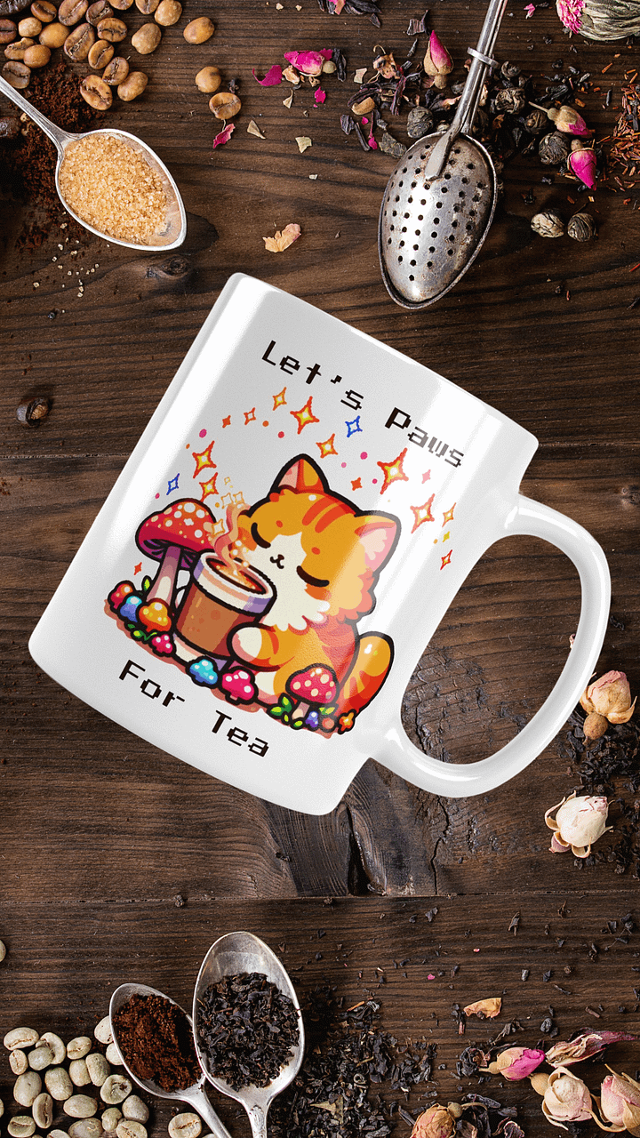 Let's Paws For Tea Mug product image (1)
