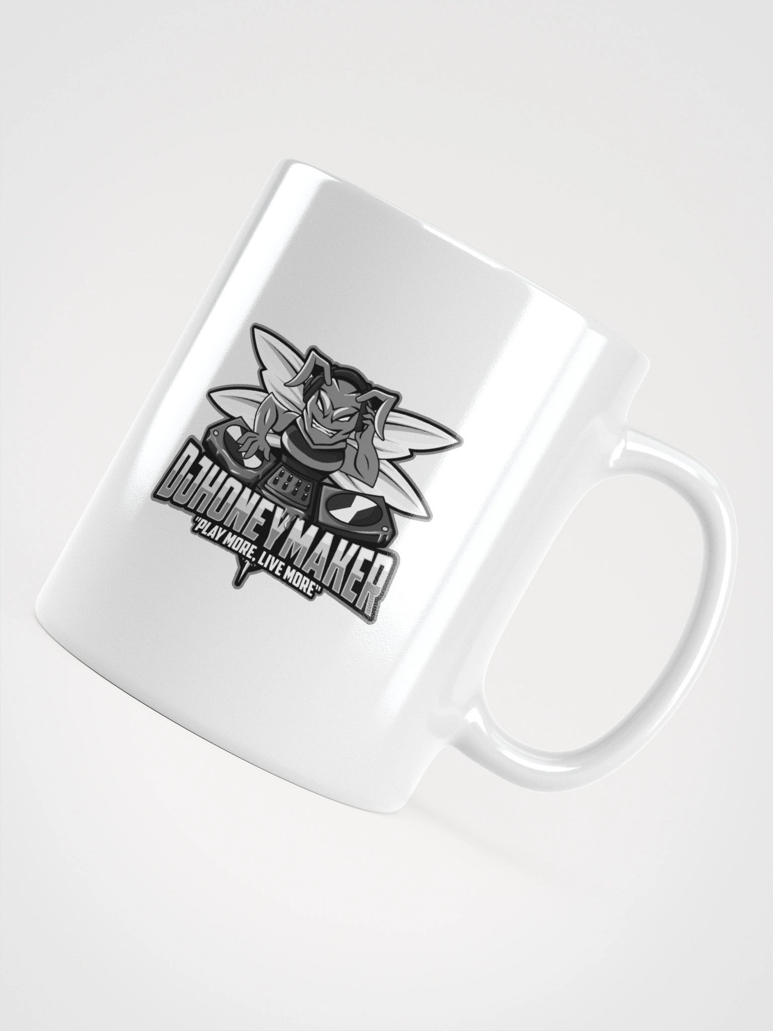 Black & White Logo White Glossy Mug product image (10)