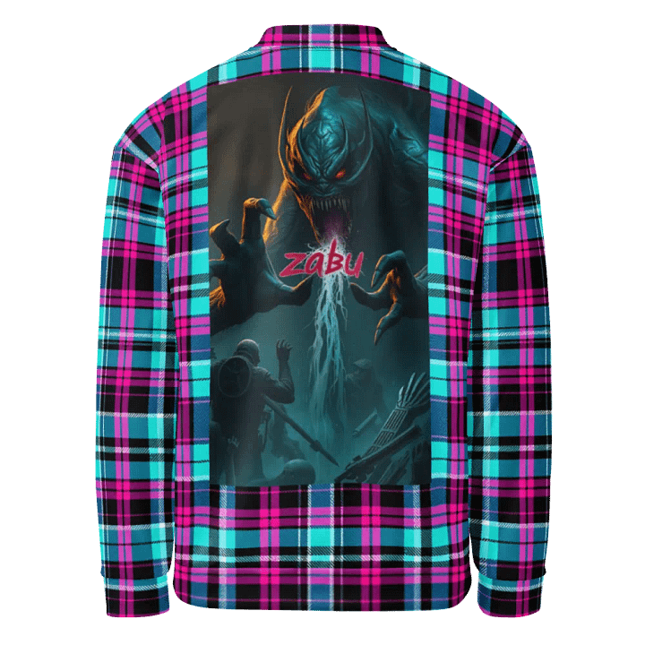 Vivid Checkered Chaos Bomber Jacket product image (2)