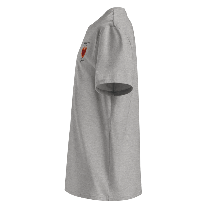 Flaming Heart - Fireplace ASMR is my Love Language | Embroidered Tee product image (10)