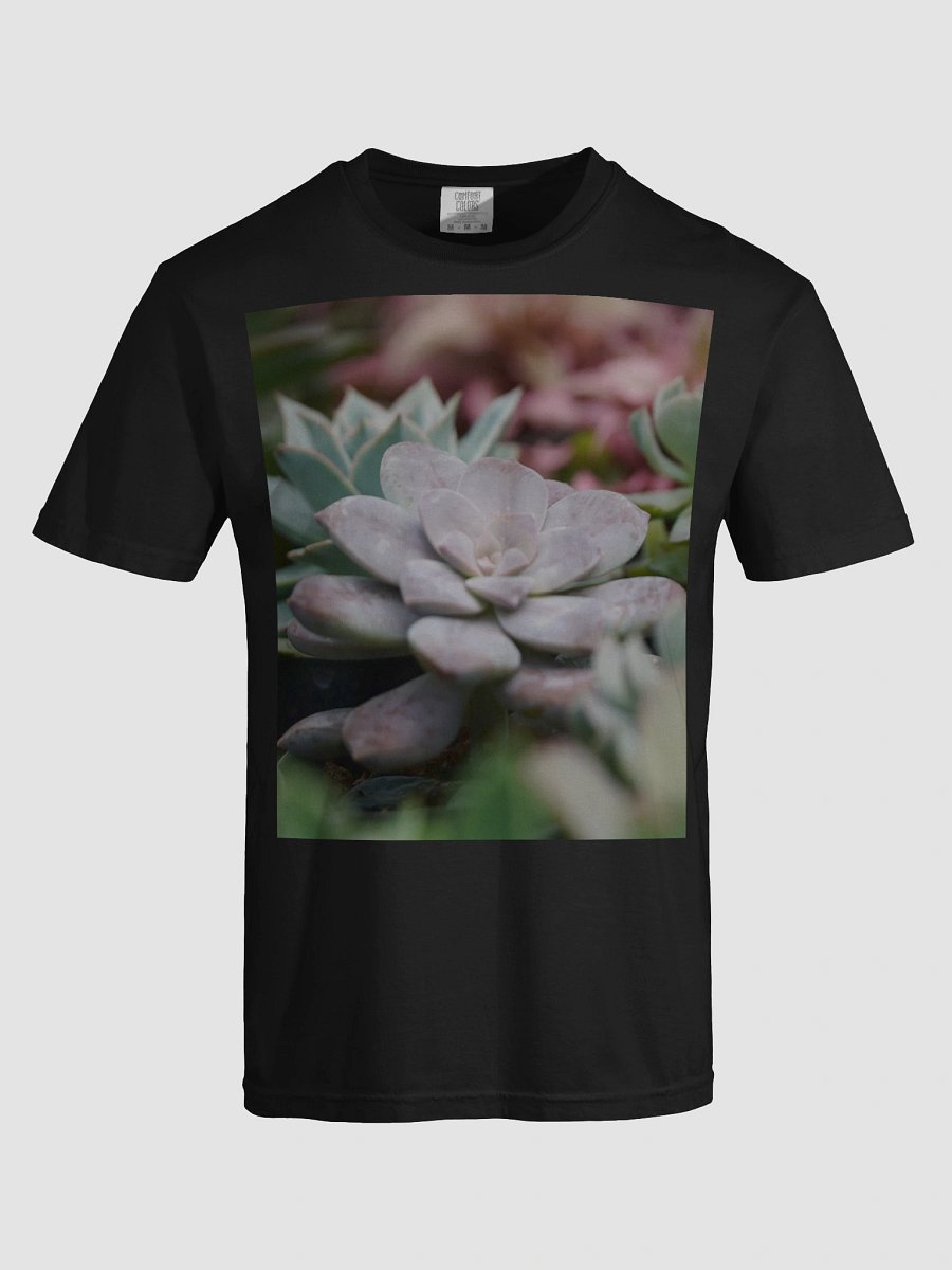 Succulent Serenity Cotton T-Shirt product image (5)