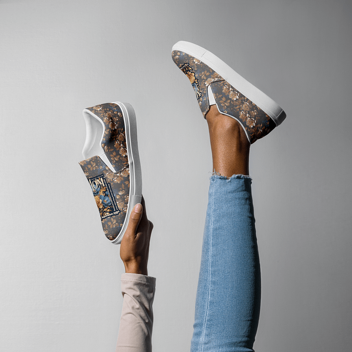 Funny Mom Floral All Over Print Shoes product image (2)