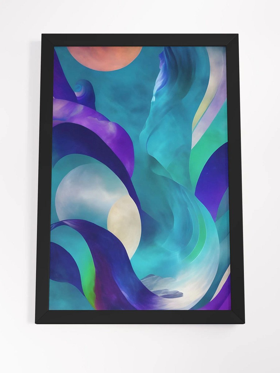 Ethereal Waves Framed Poster product image (44)