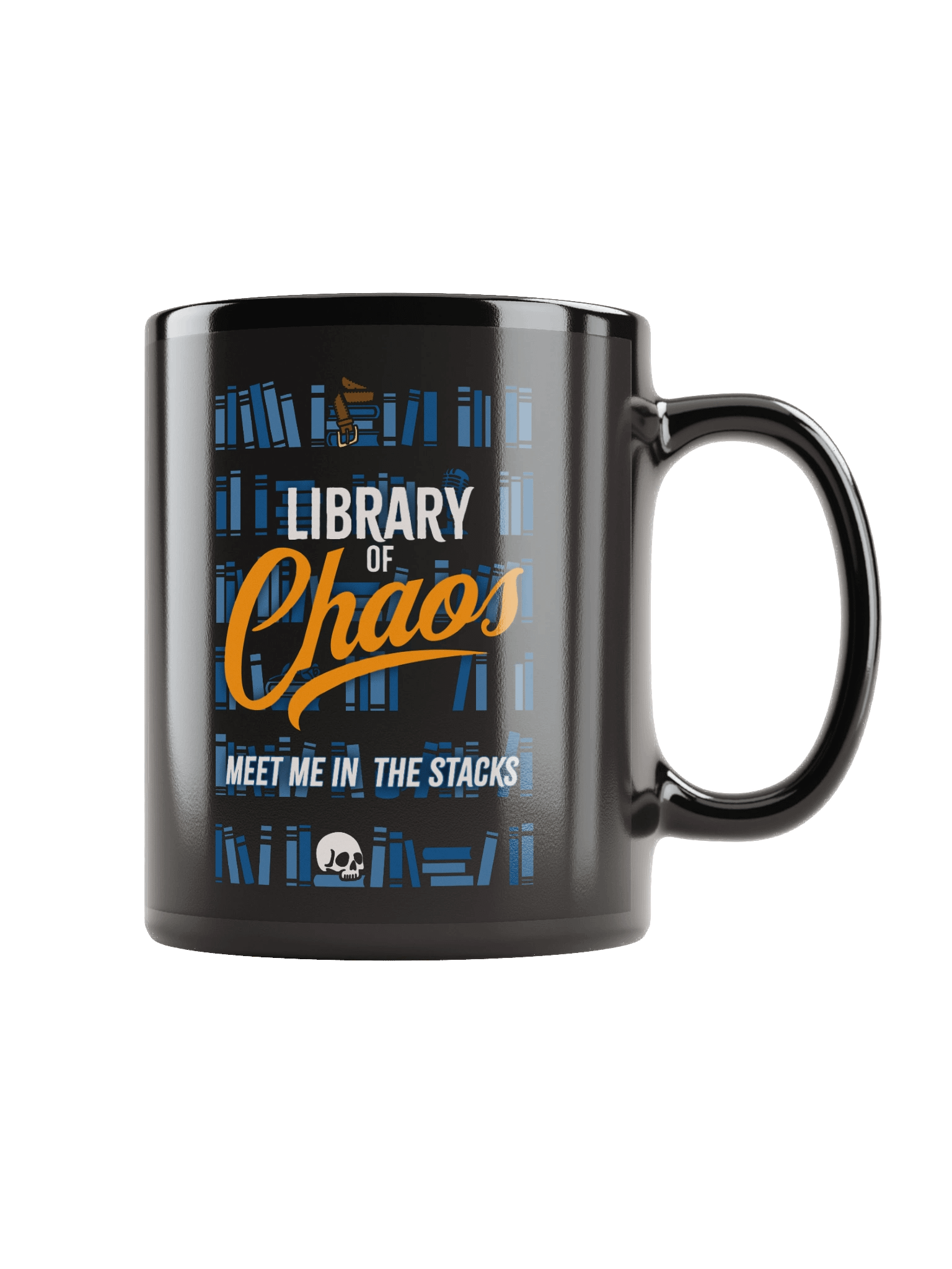 Library of Chaos Mug Black product image (1)