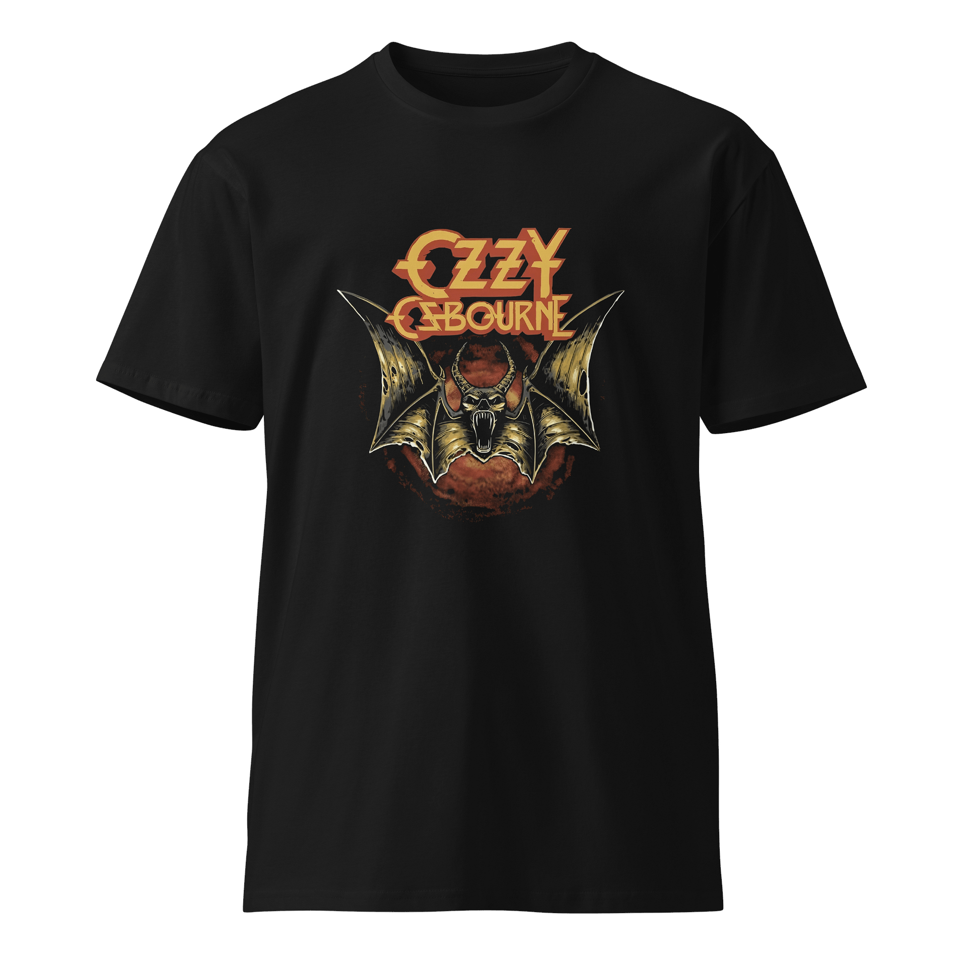 Ozzy Osbourne Bat Logo Premium T-Shirt product image (2)