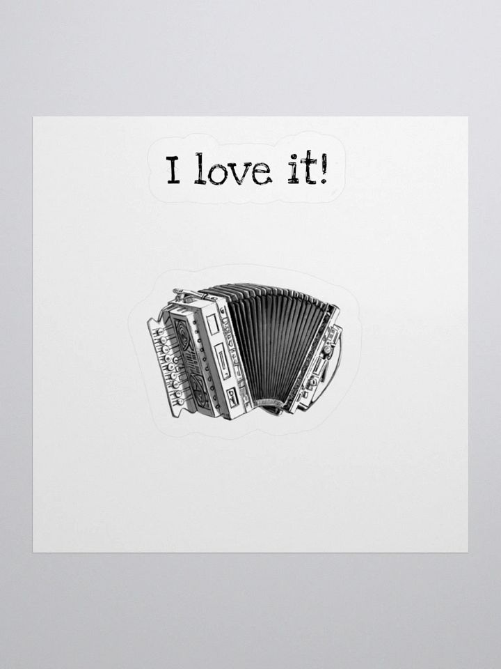 Sticker “I Love It” con Organetto product image (1)