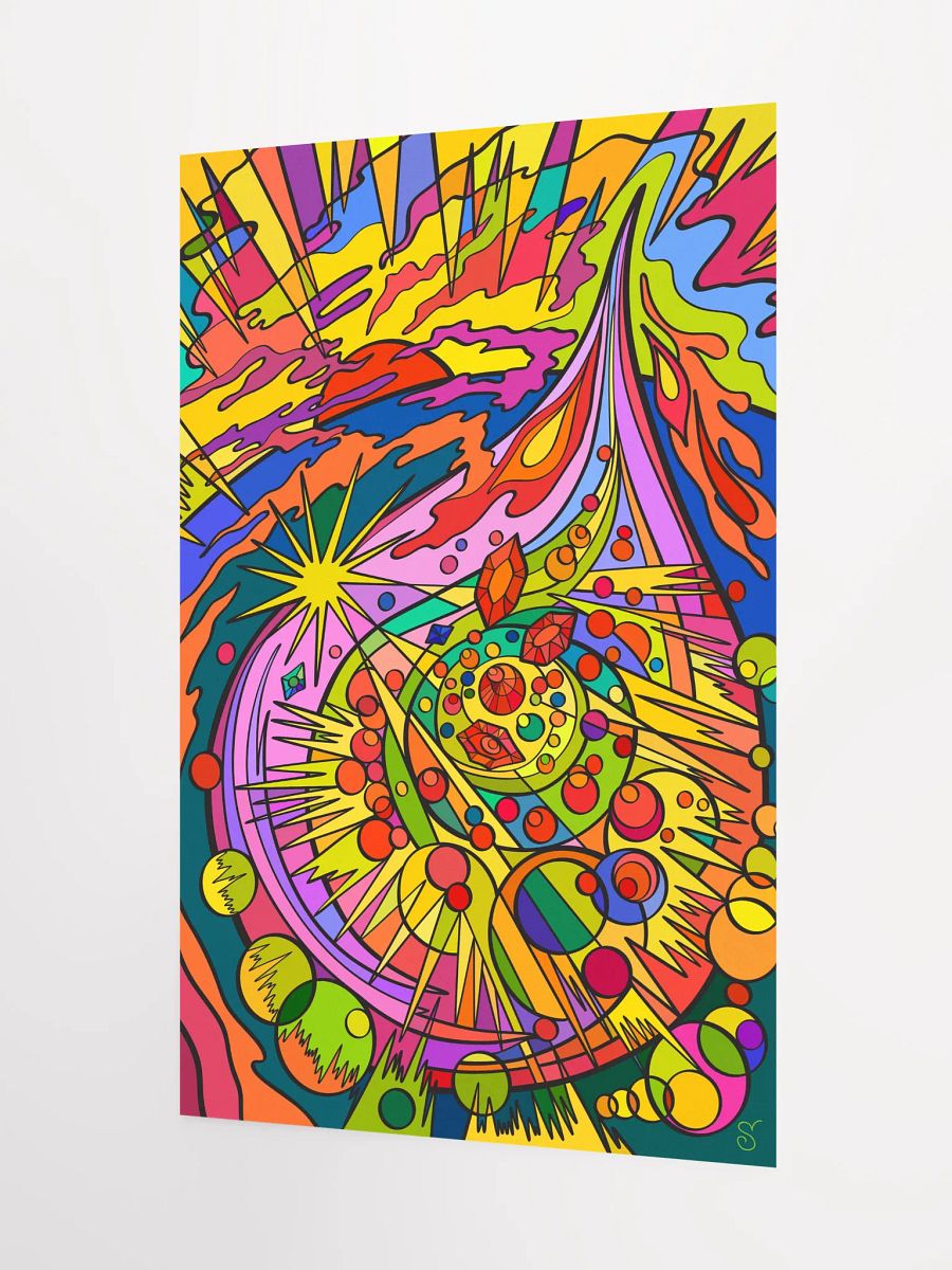 Vibrant Matte Paper Poster - Colorful Drop product image (3)