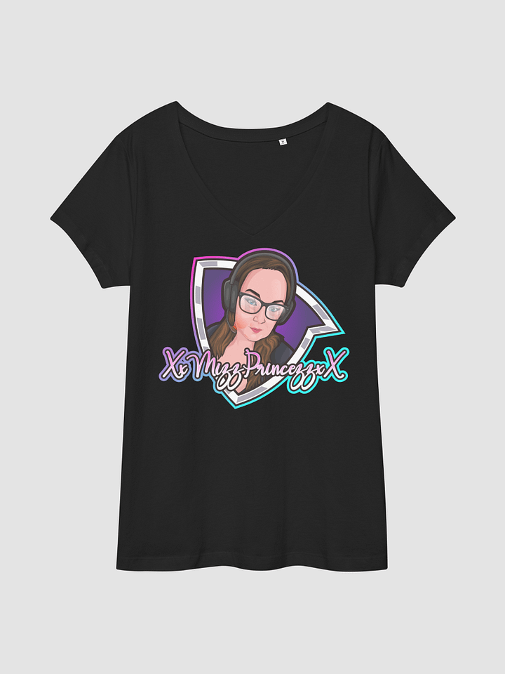 [XxMizz_PrincezzxX] B&C Women's Fitted V-neck T-Shirt B&C TW045 product image (2)