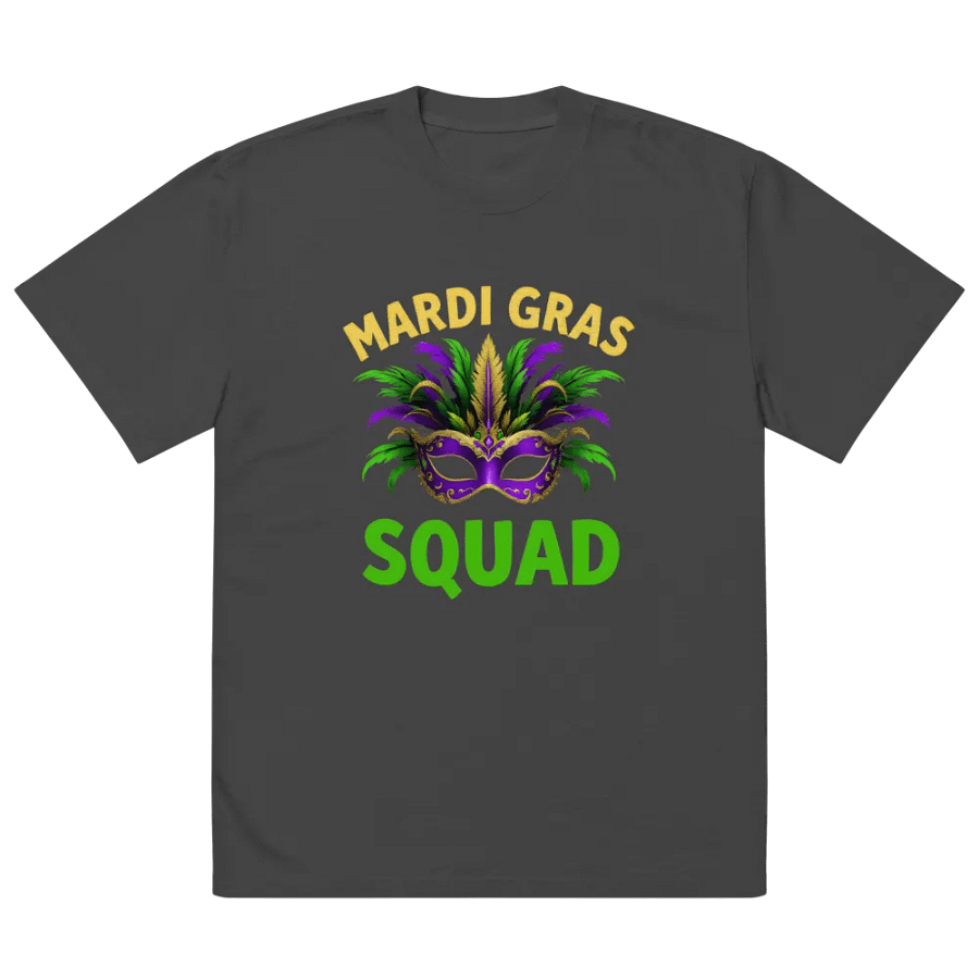 Mardi Gras Squad Oversized Tee product image (5)