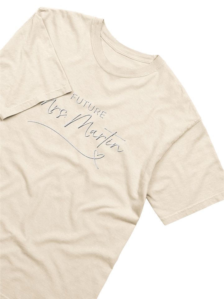 Embroidered Future Mrs Tone on Tone, T-Shirt product image (2)