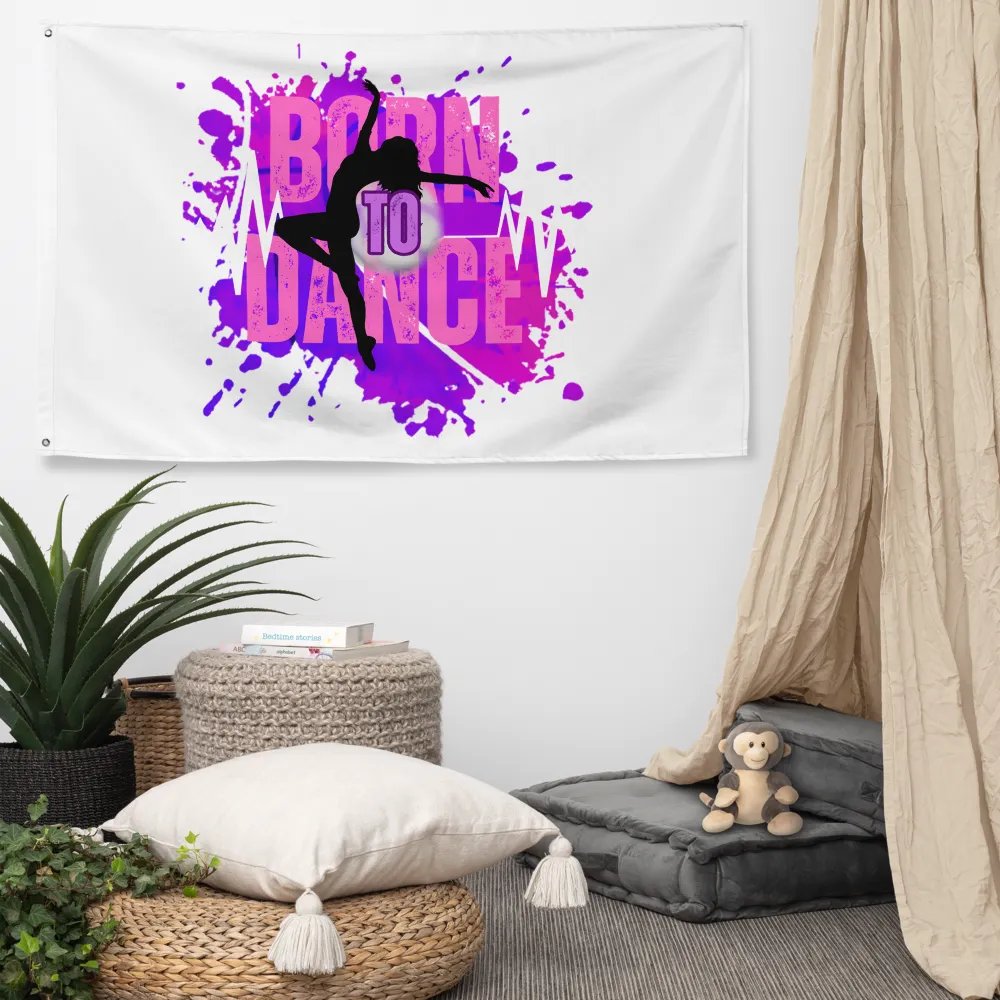 Born to Dance Her Silhouette Flag product image (5)