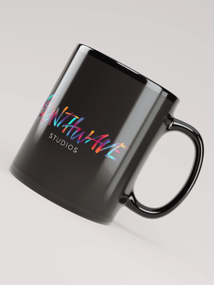 Synthwave Studios Black Glossy Mug product image (4)