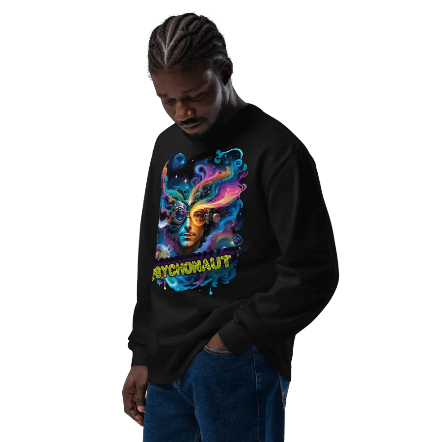 [Psychonaut] Unisex Premium Heavyweight Long Sleeve Shirt product image (6)