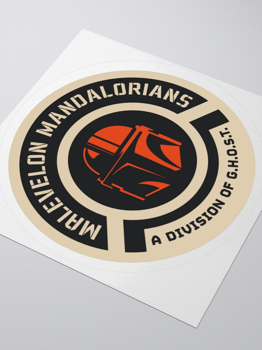 Malevelon Mandalorians Flat Sticker product image (3)