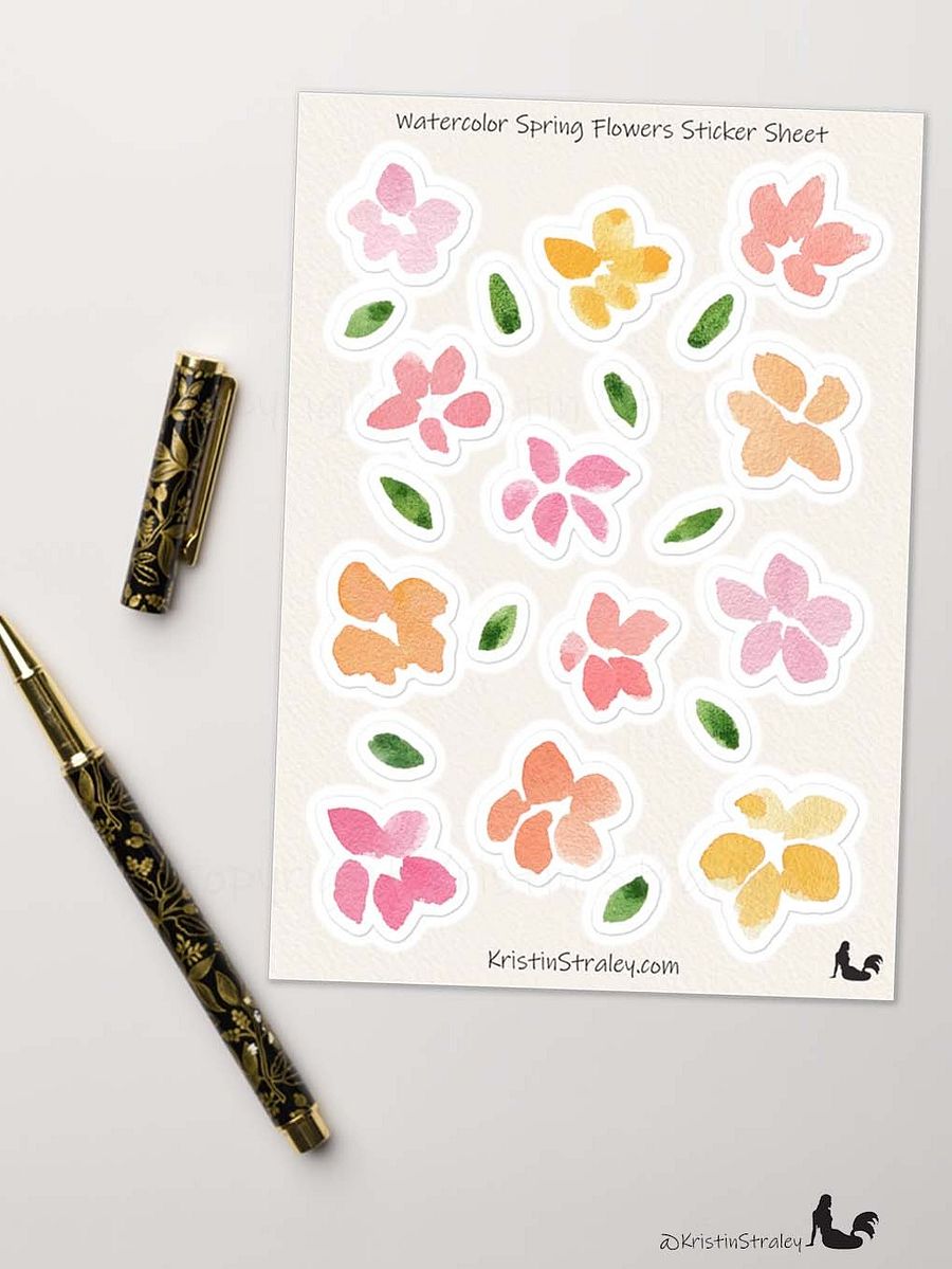 Spring Flowers Sticker Sheet product image (6)