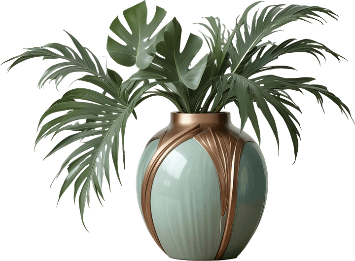 Art Deco Vase – Gatsby Grace PNG product image (1)