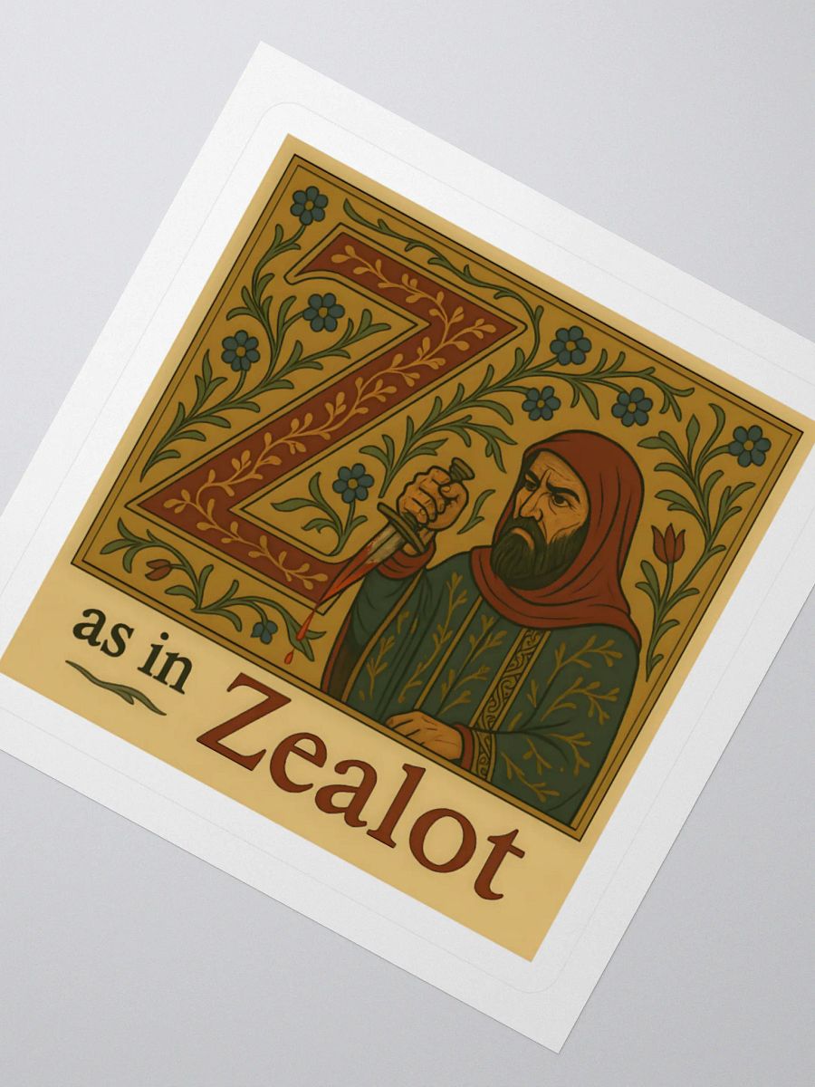 Z as in zealot sticker product image (6)