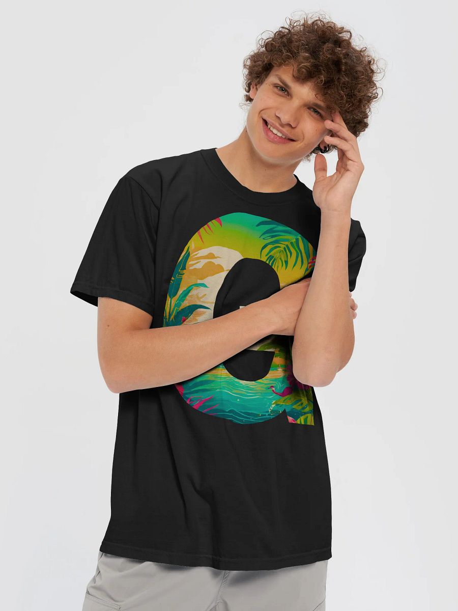 Tropical Sunset Paradise T-Shirt (Letter-G) product image (4)