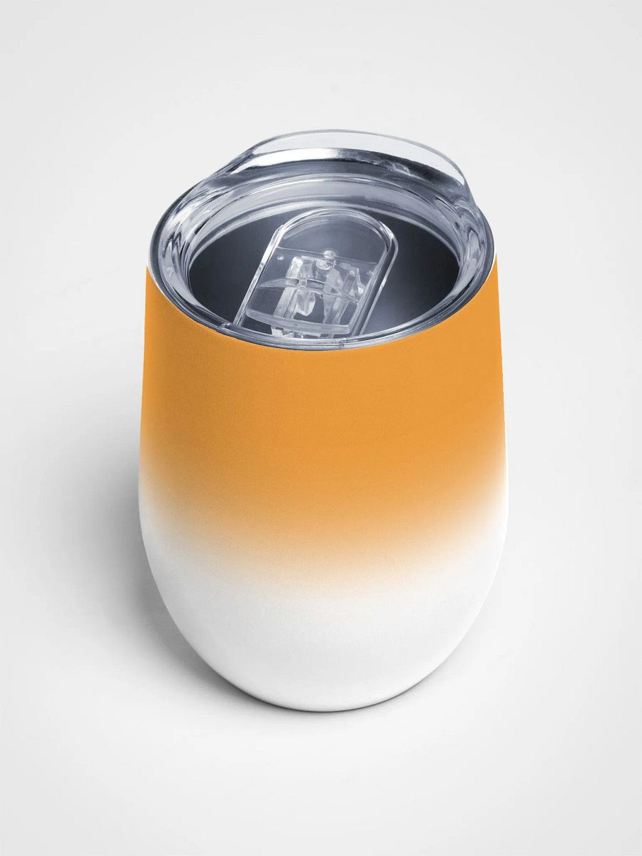 Wine tumbler - Orange gradient product image (4)