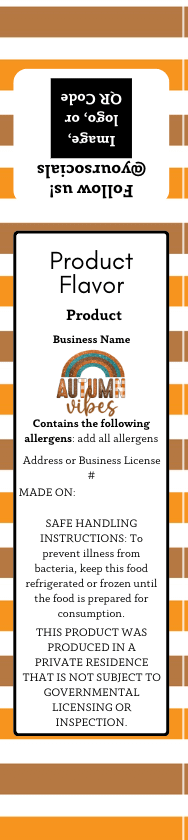 Autumn Joy Label Template Bundle product image (2)