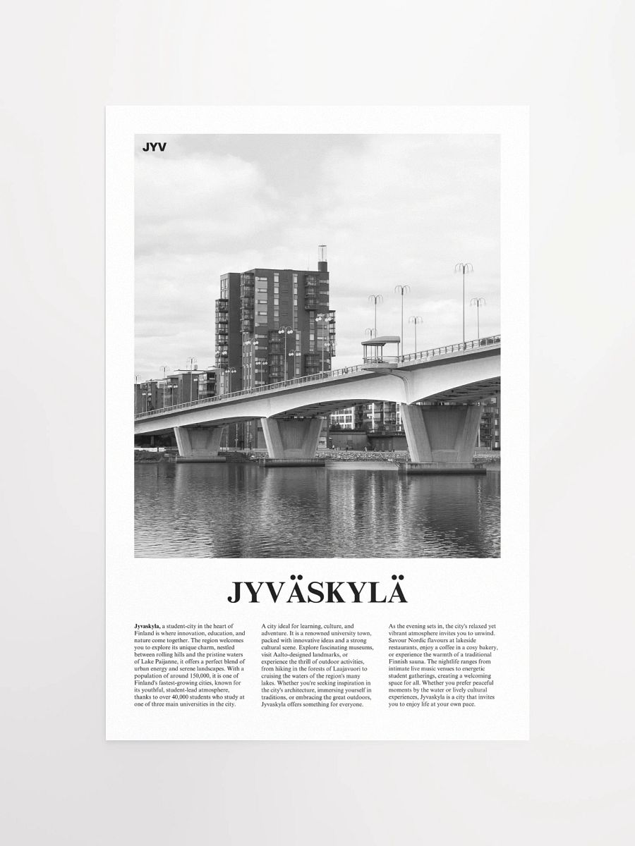 Jyvaskyla 02 Newspaper Poster product image (5)