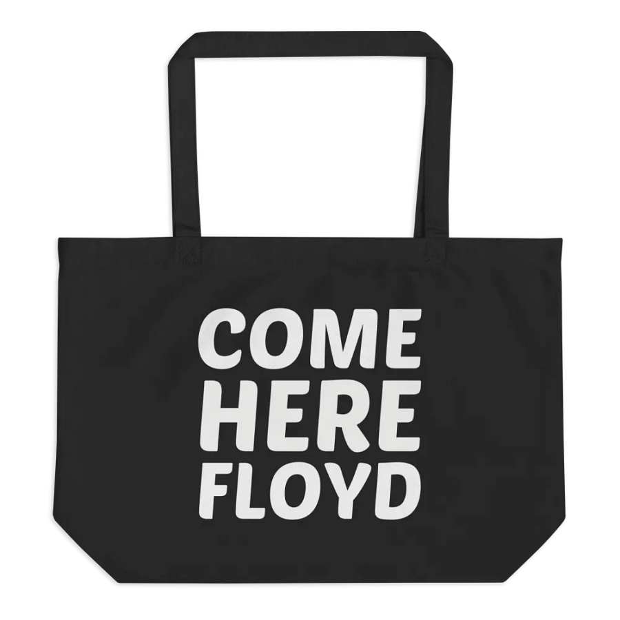 comeherefloyd BIG LOGO Cotton Tote Bag product image (2)