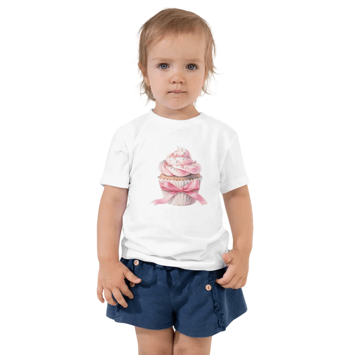 Pink Cupcake Toddler T-Shirt product image (5)