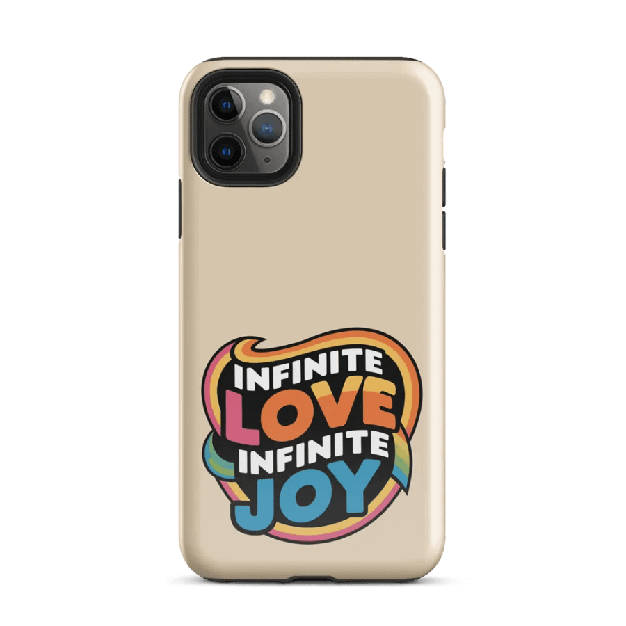 Infinite Love Infinite Joy Tough Case for Iphone (Champagne) product image (2)